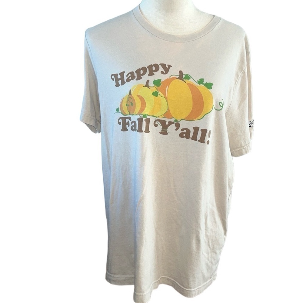 Shop Local Ky women’s Happy Fall Y’all short sleeve Tshirt size Medium